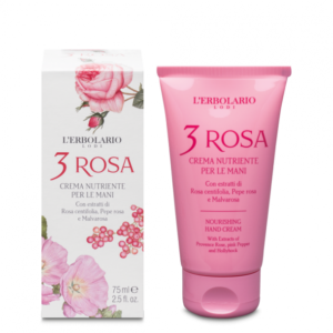 L'ERBOLARIO 3 ROSA CREMA NUTRIENTE PER LE MANI (ΘΡΕΠΤΙΚΗ ΚΡΕΜΑ ΧΕΡΙΩΝ) 75ml