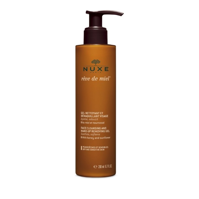 200ml7 Nuxe Reve De Miel Gel Nettoyant Douceur, Τζελ Καθαρισμού & Ντεμακιγιάζ 200ml - Image 1