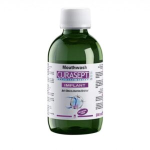 CURASEPT ADS Implant 220 (0,20% CHX με PVP-VA + HA, 200 ml) – Στοματικό διάλυμα Χλωρεξιδίνης 200ml. Επιταχύνει την επούλωση και την ανανέωση των ιστών, ανακουφίζει από τον πόνο.
