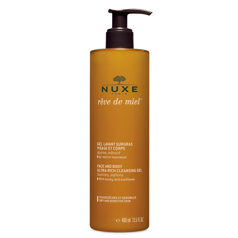 NUXE Reve De Miel Face and Body Ultra-Rich Cleansing Gel - Απαλό Αφρόλουτρο 400ml Nuxe Reve De Miel Face and Body Ultra-Rich Cleansing Gel - Απαλό Αφρόλουτρο 400ml - Image 1