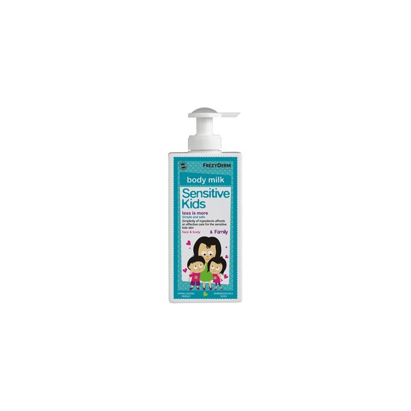 Frezyderm_SensiKids_Body_Milk Frezyderm Sensitive Kids Body Milk & Family Παιδικό Γαλάκτωμα Σώματος για όλη την Οικογένεια, 200ml - Image 1