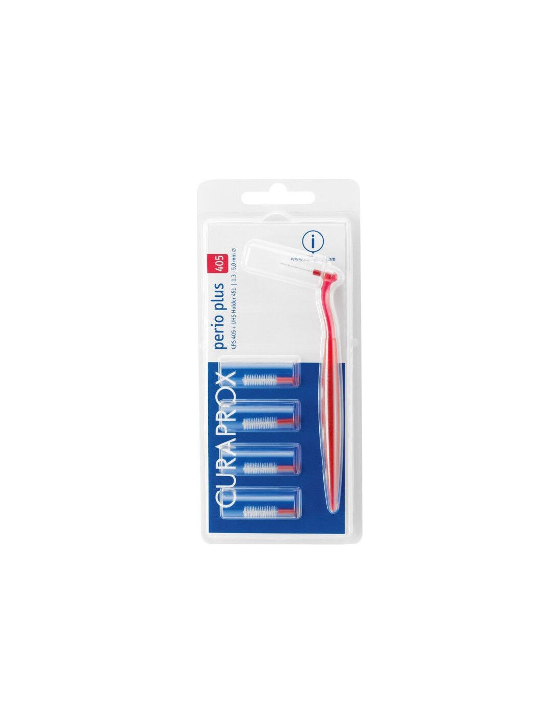 curaprox-perio-plus-cps-405-5-pcs CURAPROX CPS 405 perio plus (ΚΟΚΚΙΝΟ - 5 τεμάχια) – Μεσοδόντια βουρτσάκια - Image 1