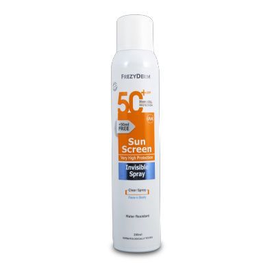 frezyderm-sunscreen-invisible-spray-spf50 Frezyderm Sun Screen Invisible Spray SPF50+ 200 ml - Image 1