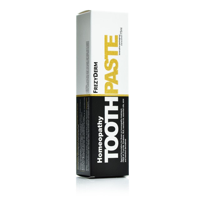 homeop Frezyderm Toothpaste Homeopathy Οδοντόπαστα Κατάλληλη για Ομοιοπαθητική Αγωγή 75ml - Image 1