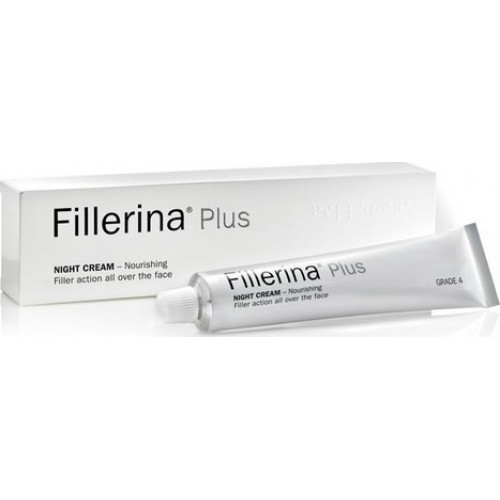 night4 Fillerina 12HA Densifying Filler Night Cream Grade 4 Κρέμα Νυκτός Προσώπου Βαθμός 4, 50ml - Image 1