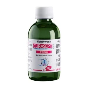 CURASEPT ADS Perio 212 (0,12% CHX με PVP-VA + HA, 200 ml) – Στοματικό διάλυμα Χλωρεξιδίνης 200ml. Συμβάλλει στην αντιμετώπιση της ουλίτιδας, της περιοδοντίτιδας και στην επούλωση στοματικών πληγών.
