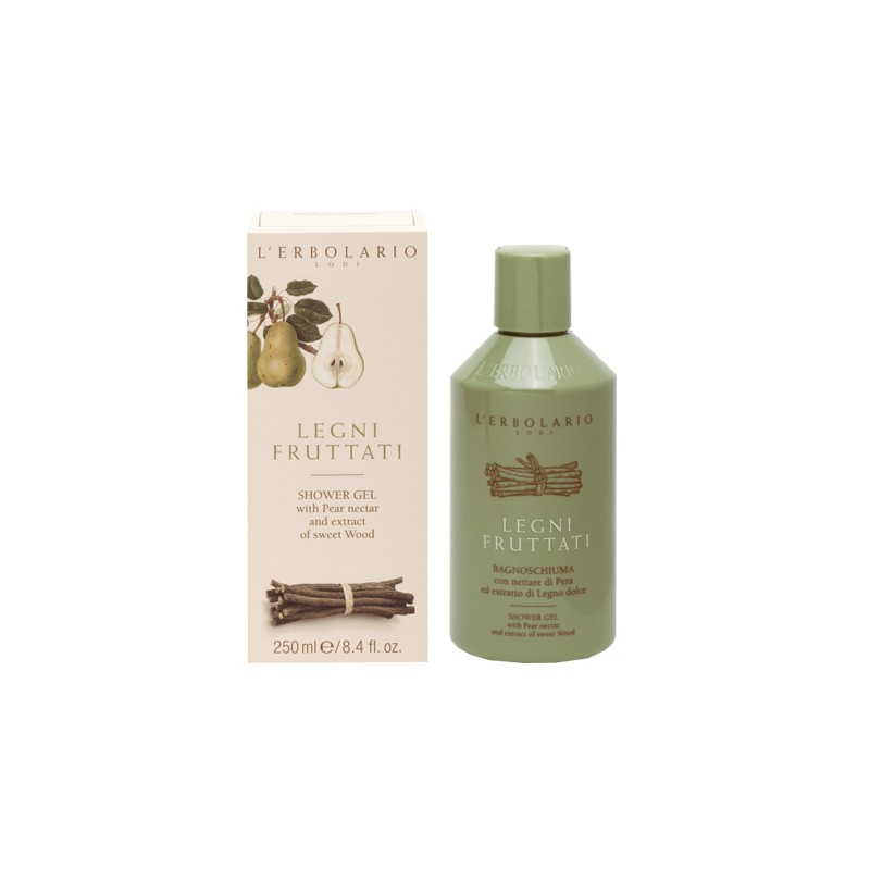 shower gel legni L' ERBOLARIO Legni Fruttati Shower Gel 250ml - Image 1