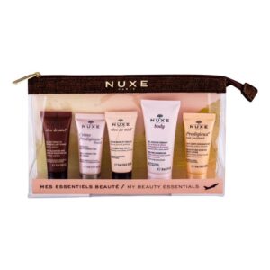 Nuxe Promo My Beauty Essentials Travel Kit Σετ Ταξιδίου Με Aδιάβροχο Νεσεσέρ & 5 Travel Sizes προϊόντα Nuxe