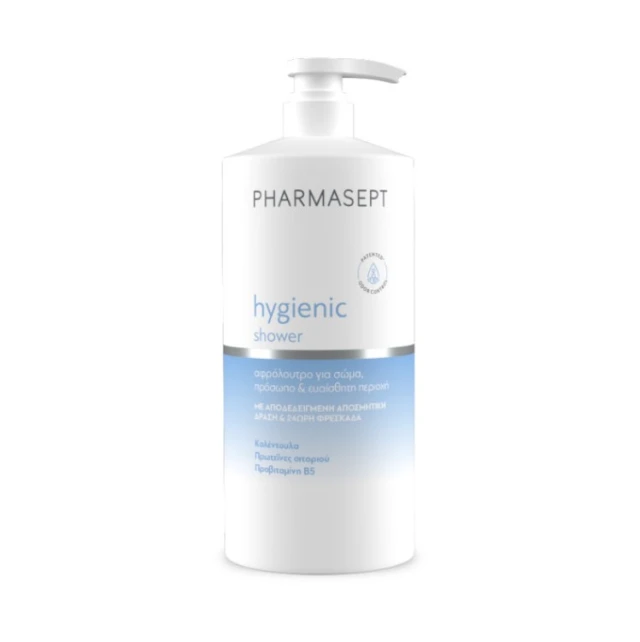 1 Pharmasept Tol Velvet Hygienic Shower Αφρόλουτρο με Ήπια Αντισηπτική Δράση για Σώμα, Πρόσωπο & Ευαίσθητη Περιοχή, 1lt - Image 1