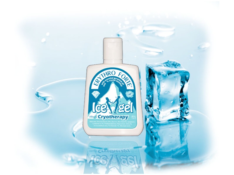 ERYTHROFORTE ICE GEL-800x600 Erythro Forte Ice Gel Cryotherapy Τζελ για Κρυοθεραπεία, 100ml - Image 1