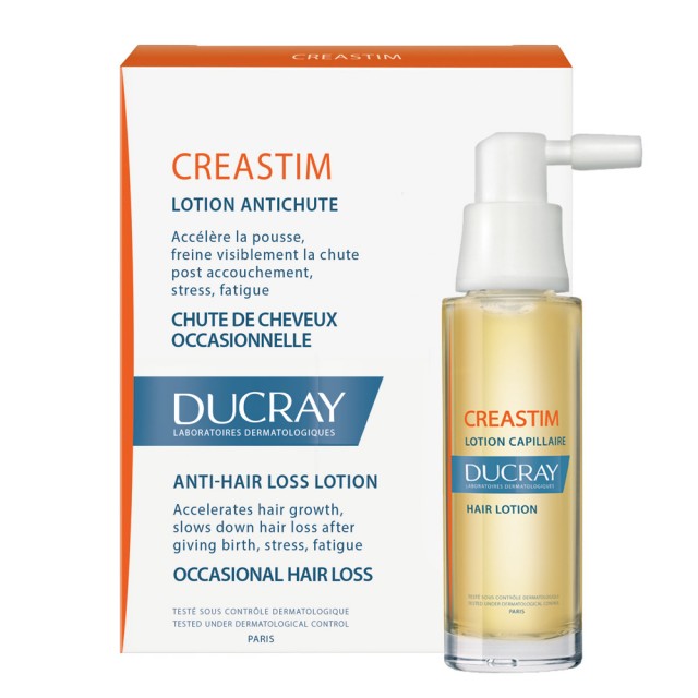 a45b968082f204481480bbf01a4a71ea Ducray Creastim Lotion, Λοσιόν Κατά της Τριχόπτωσης, 2 (spray) x 30 ml - Image 1
