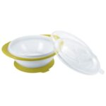 NUK EASY LEARNING Μπολ φαγητού με 2 καπάκια  -Μπλε-Μωβ-Κίτρινο - Image 3
