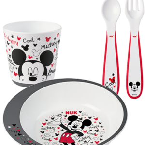 NUK Disney Mickey εκπαιδευτικό σετ φαγητού