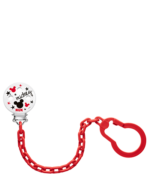 Nuk Disney Mickey Αλυσίδα Πιπίλας για το Ασφαλές Κρέμασμα της Πιπίλας, 1 τεμάχιο
