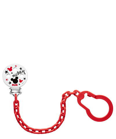nuk_disney_mickey_schnullerkette_1_l Nuk Disney Mickey Αλυσίδα Πιπίλας για το Ασφαλές Κρέμασμα της Πιπίλας, 1 τεμάχιο - Image 1