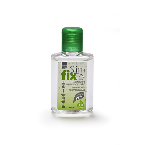 slim_fix_01 Intermed Slim Fix Υγρό Γλυκαντικό με Στέβια, 60 ml - Image 1
