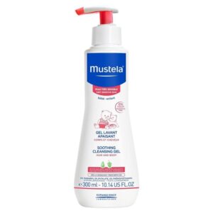 Mustela Soothing Cleansing Gel Καθαριστικό Gel για Μαλλιά και Σώμα με Καταπραϋντική Δράση, 300ml