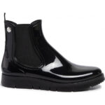 Scholl Eve Black Γυναικεία Ανατομικά Μποτάκια Μαύρα (F276181004)