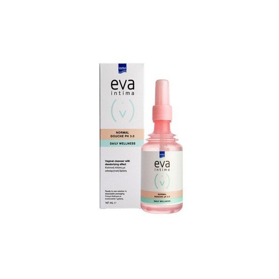 PH3 Intermed Eva Intima Normal Douche pH 3.0 Κολπική Πλύση με Ξύδι για Απομάκρυνση Εκκρίσεων & Δυσάρεστων Οσμών, 147ml - Image 1