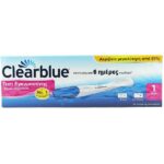 Clearblue Τεστ Εγκυμοσύνης Γρήγορη Ανίχνευση, Αποτέλεσμα μόλις σε 1 λεπτό, 1τεμ.