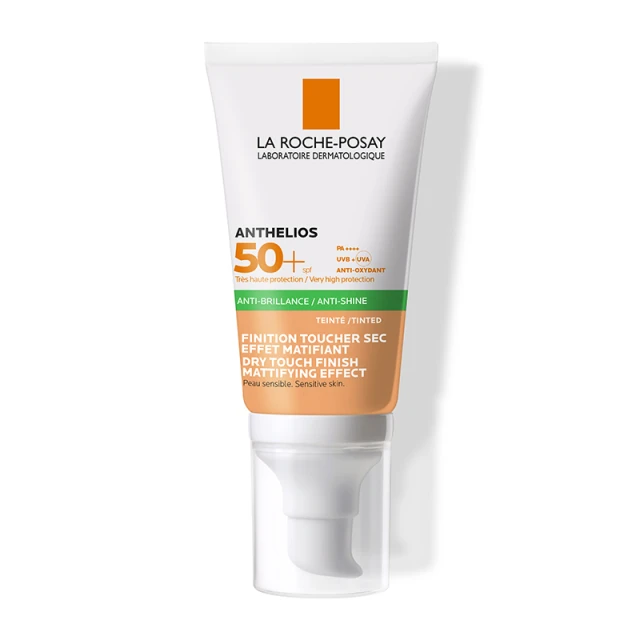 α La Roche Posay Anthelios XL Anti-Shine Tinted SPF50+ Αντηλιακή Κρέμα Προσώπου με Χρώμα για Ματ Αποτέλεσμα, 50ml - Image 1