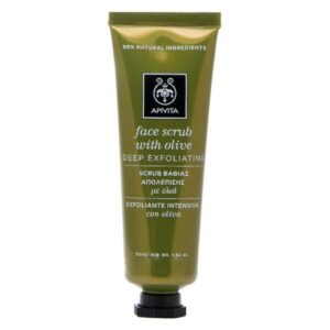 Apivita Κρέμα Απολέπισης Προσώπου με Ελιά, 50 ml