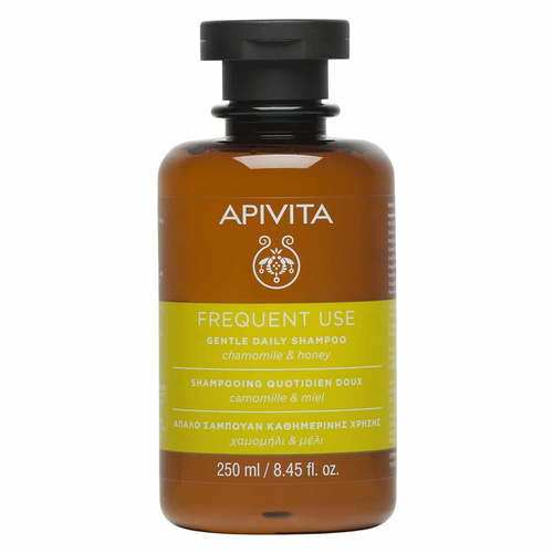 4 Apivita Gentle Daily Shampoo Απαλό Σαμπουάν για Καθημερινή Χρήση με Χαμομήλι & Μέλι, 250ml - Image 1