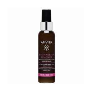 Apivita Gentle Eye Make Up Remover Απαλός Καθαρισμός & Ντεμακιγιάζ για την ευαίσθητη περιοχή των ματιών, 100ml