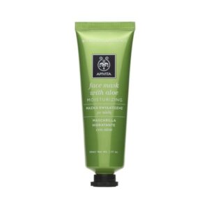 Apivita Face Mask Aloe Μάσκα Προσώπου με Αλόη, για βαθιά ενυδάτωση & προστασία από ερεθισμούς, 50ml
