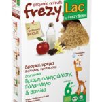 Frezylac Βρεφική Κρέμα Βρώμης Ολικής Άλεσης με Γάλα, Μήλο & Βανίλια, 200 gr