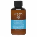 Apivita Moisturizing Shampoo Σαμπουάν Ενυδάτωσης με Υαλουρονικό Οξύ & Αλόη, για Όλους τους Τύπους Μαλλιών, 75ml