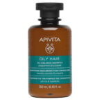 Apivita Oil Balance Shampoo Σαμπουάν για τα Λιπαρά Μαλλιά με Μέντα & Πρόπολη, 250ml