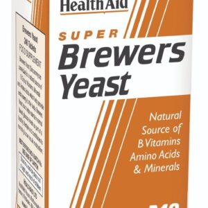 Health Aid BREWERS YEAST, ΜΑΓΙΑ ΜΠΥΡΑΣ 300mg, 240 ταμπλέτες