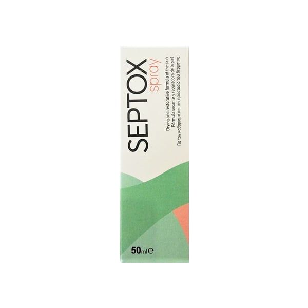septox Medimar Septox Spray για Εντατικό Καθαρισμό, Υγιεινή Προστασία & Επανόρθωση του Δέρματος και των Πτυχών του, 50ml - Image 1