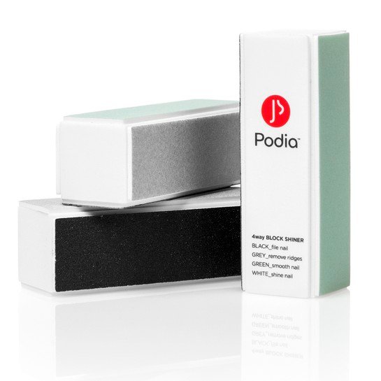 222 Podia 4 Way Block Shiner Επαγγελματικό Buffer Νυχιών 4 Όψεων, 1 τεμάχιο - Image 1