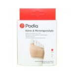 Podia Bunion & Metatarsal Dual Relief Ελαστικό Επίθεμα γέλης για το Κότσι & Μεταταρσαλγία, 1 ζευγάρι