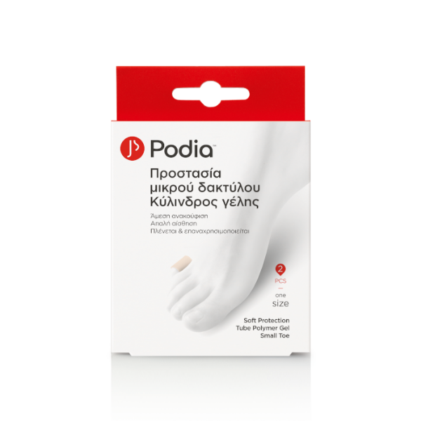 τοε Podia Soft Protection Tube Polymer Gel Small Toe 2 τμχ - Image 1