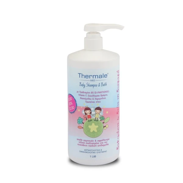 1 Thermale Med Baby Shampoo & Bath 1000ml - Image 1