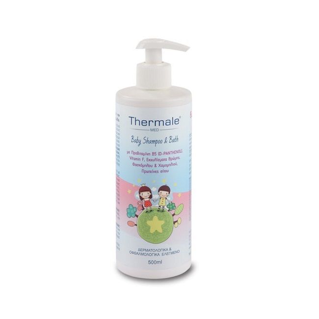bbaby500 Thermale Med Baby Shampoo & Bath 500ml - Image 1
