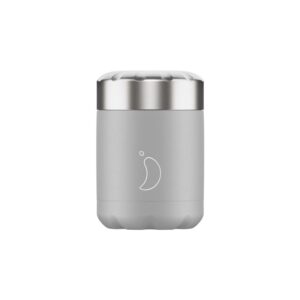 Chilly's Food Pot Light Grey, Ανοξείδωτος Θερμός Φαγητού, 300ml