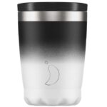 Chilly's Aνοξείδωτο Iσοθερμικό Ποτήρι- Coffee Cup, Κούπα- Θερμός, Gradient Monochrome - 340ml