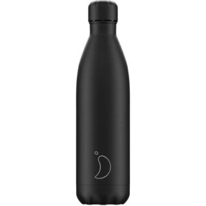 Chilly's Ανοξείδωτο Θερμός Monochrome All Black 750ml