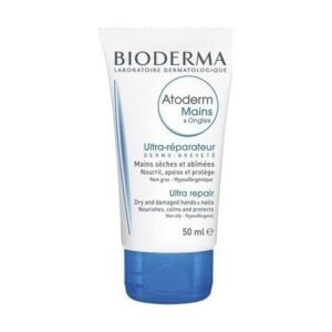 Bioderma Atoderm Mains & Ongles Εξαιρετικά Επανορθωτική & Ενυδατική Κρέμα Χεριών & Νυχιών για Κανονικό προς Ξηρό Δέρμα, 50ml