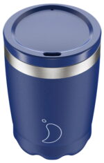 Coffee Cup Chilly's Blue Matte 340ml - Image 2