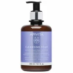 Apivita Cleansing Foam Face & Eyes Κρεμώδης Αφρός Καθαρισμού για Πρόσωπο & Μάτια με Ελιά, Λεβάντα & Πρόπολη, 300ml