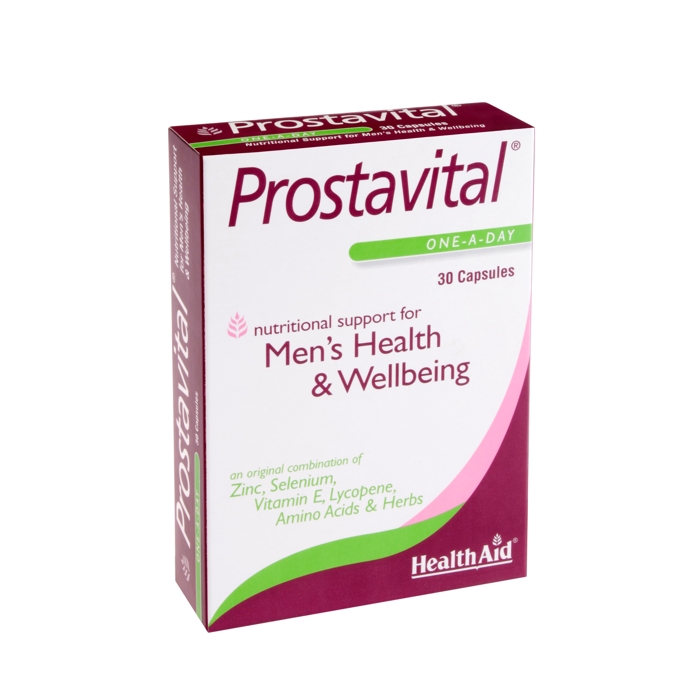 prosta Health Aid Prostavital Συνδυασμός με Βιταμίνες, Μέταλλα και Αμινοξέα για τον Προστάτη, 30caps - Image 1