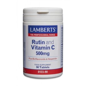 Lamberts Rutin & C & Bioflavonoids Συμβάλλουν στην Ακεραιότητα του Κολλαγόνου, 90tabs