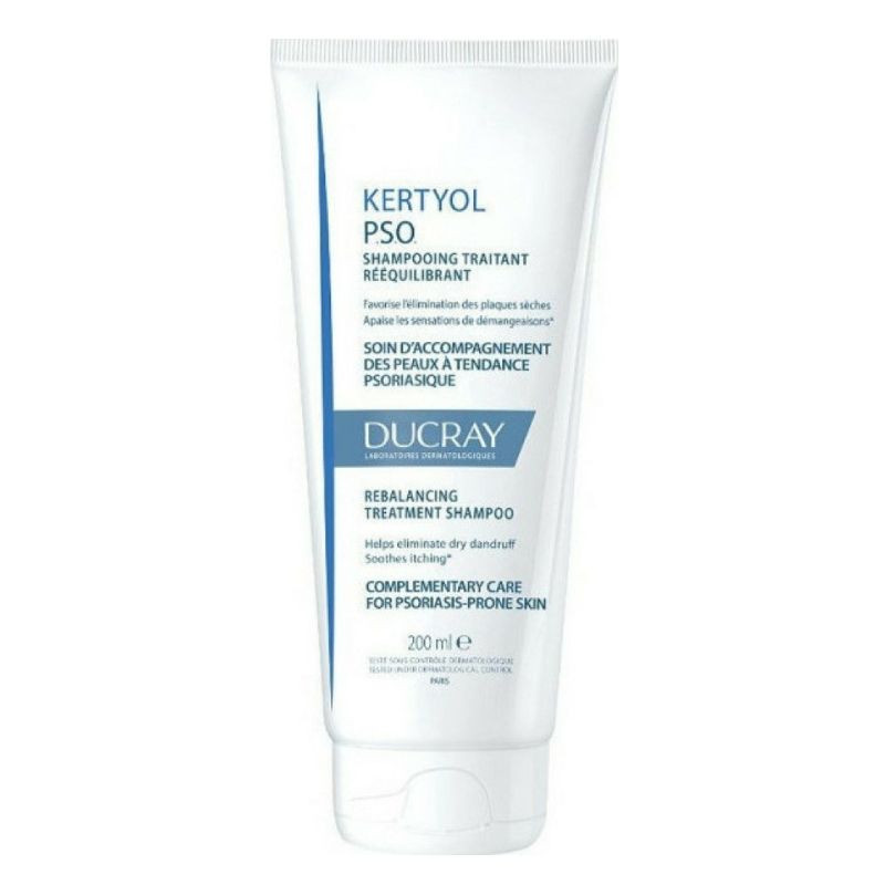 DUCRAY Kertyol P.S.O. Εξισορροπητικό Σαμπουάν Αγωγής 200ml Ducray Kertyol P.S.O. Rebalancing Shampoo Σαμπουάν κατά των Απολεπιστικών Καταστάσεων με Πλάκες, 200ml - Image 1