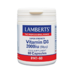 Lamberts Vitamin D3 2000iu Συμπλήρωμα Διατροφής Βιταμίνης D, 60caps