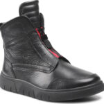 Ara Δερμάτινα Ανατομικά Μποτάκια σε Μαύρο Χρώμα-12-24449-01 Schwarz